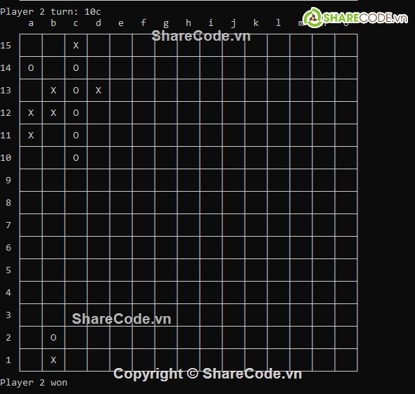 game caro,C++ Game,Game cờ,code bằng C